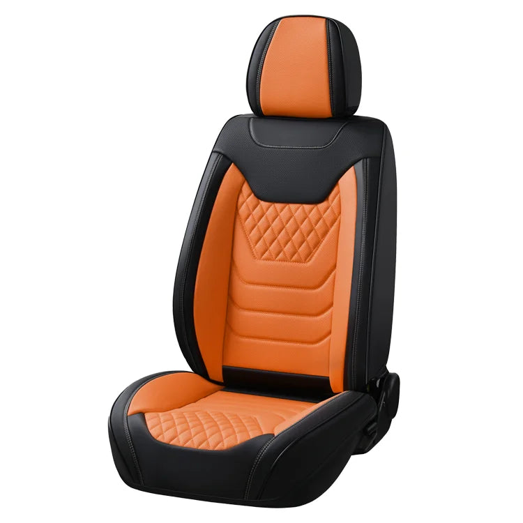 Universal Waterproof PVC Car Seat Protector Sports Style Set Protective Full Coverage for Car Interior