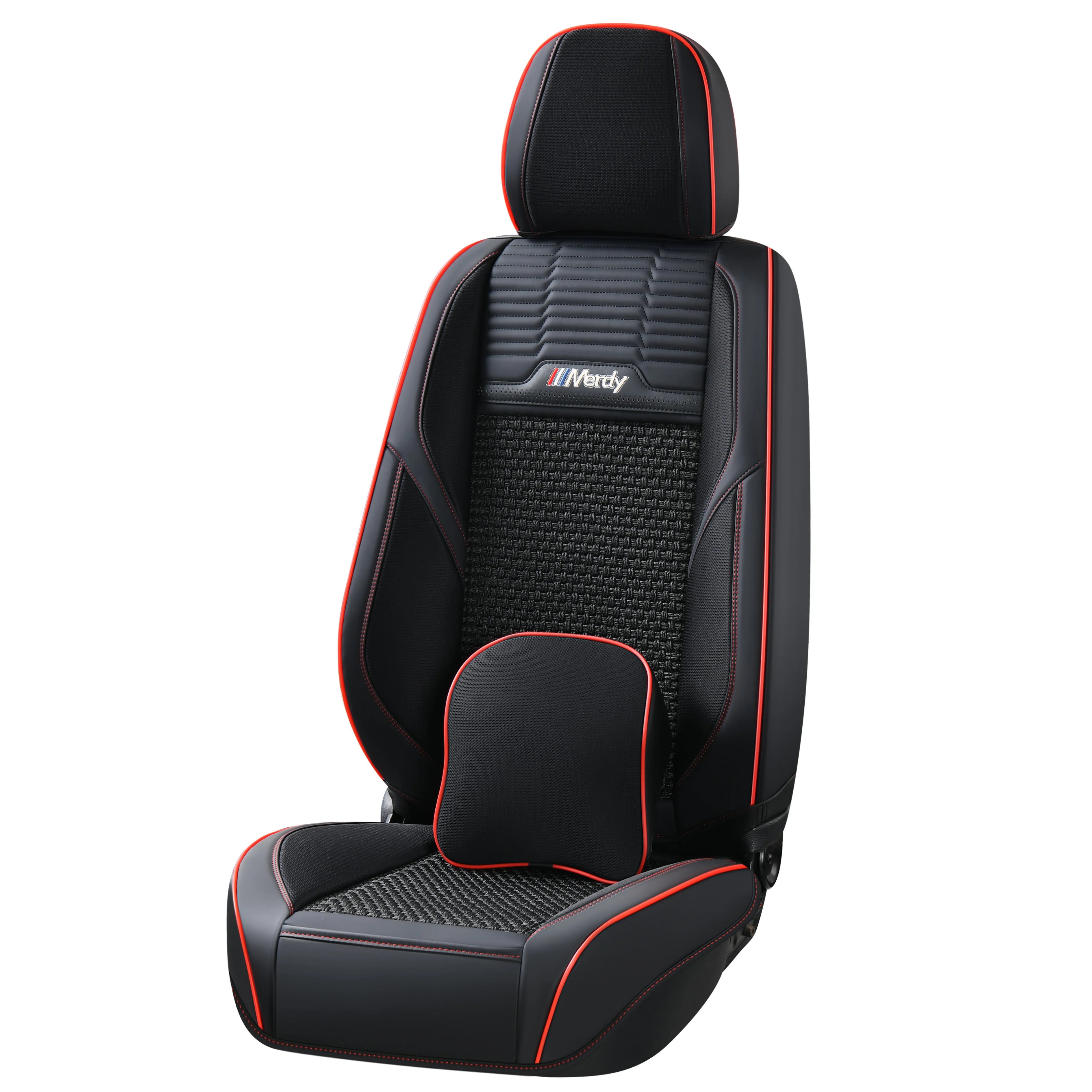 New Luxury Seat Protector Leather Universal Anti-Slip Black Cushions Four Seasons Car Seat Cover