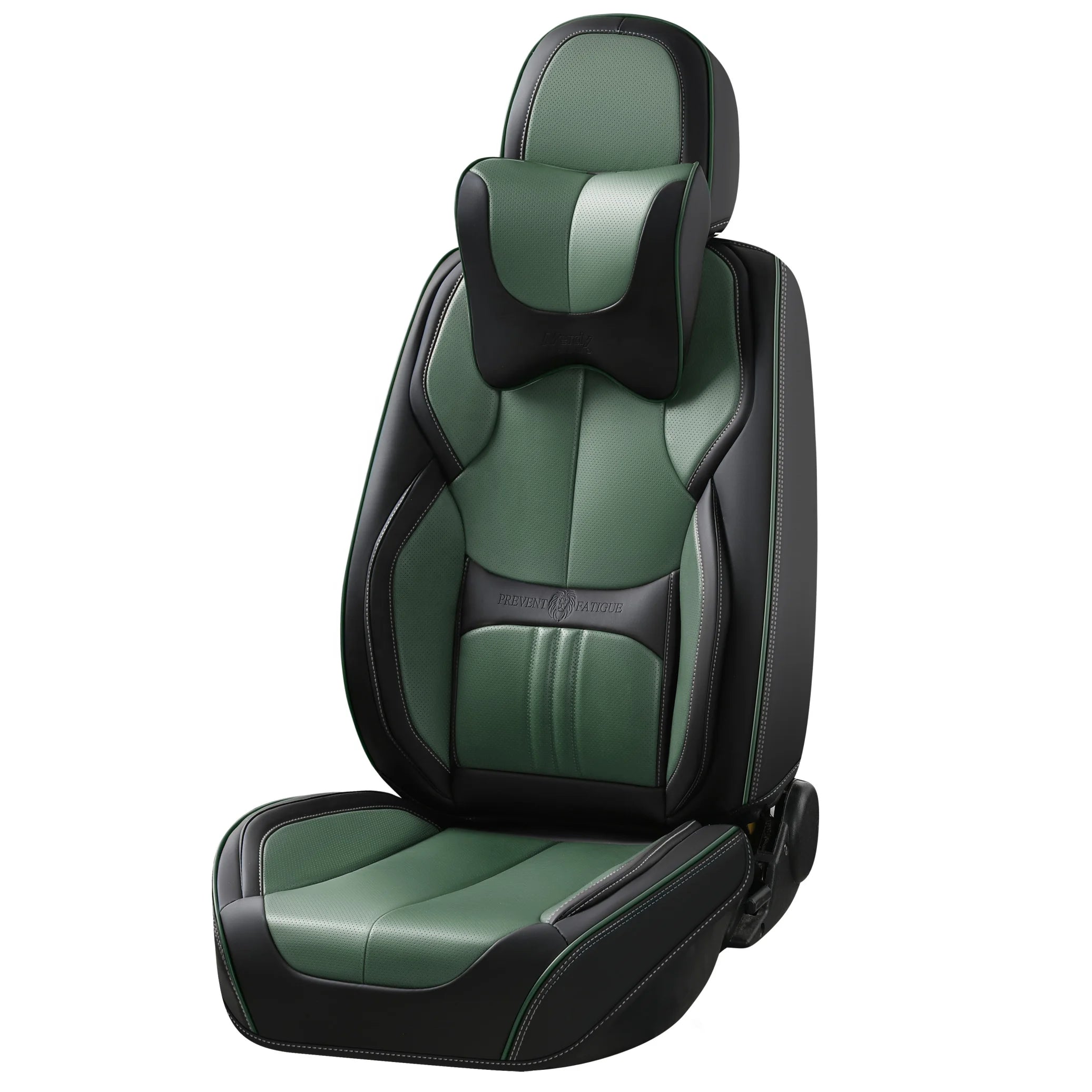 Sports Style Universal Waterproof Seat Protector Luxury Genuine Leather Car Seat Cover Full Set