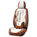Interior Fully Surrounded Breathable Leather Comfortable Full Set Linen Fabric Car Seat Cushion