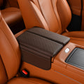 Li Auto Leather Car Armrest Cushion Pad Protector Soft Memory Foam Openable Car Center Console Armrest Cover With Side Pocket