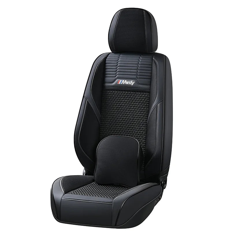 Luxury Dirt Resistant Wear Resistant Universal Leather Car Seat Cover Cushions Four Seasons Mat