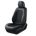 Custom OEM ODM Fully Wrapped Seat Leather Honeycomb Shape Car Seat Covers for Universal Car Accessory