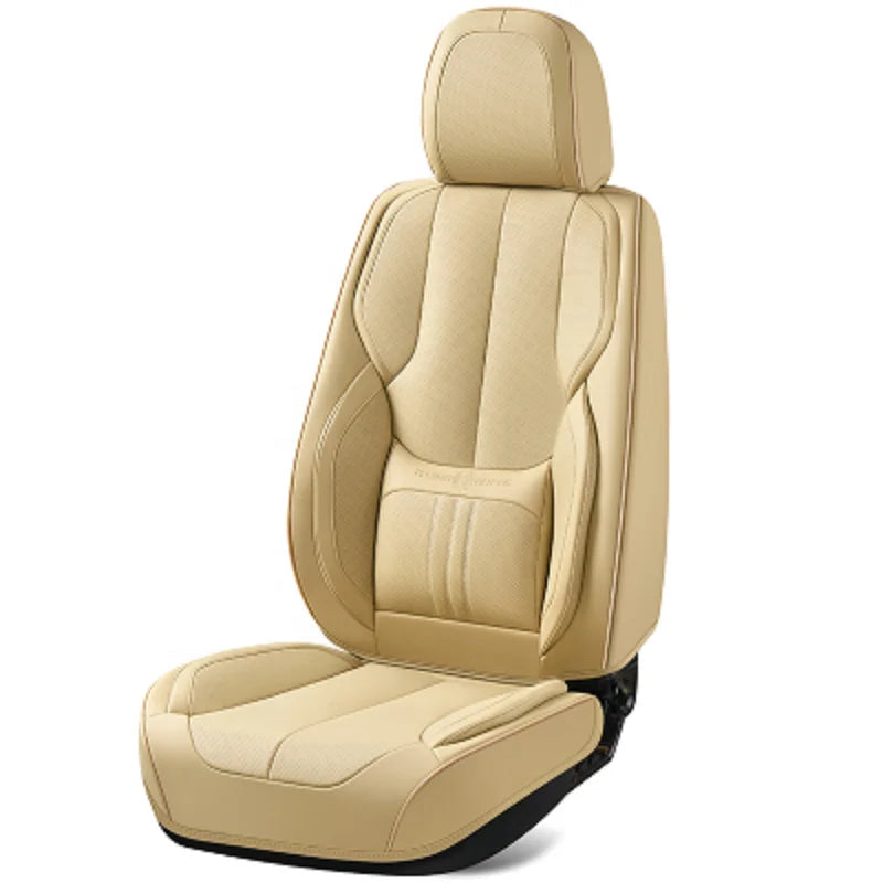 Universal Luxury Sports Car Seat Protector Full Set Waterproof Leather and PU Pick-Up Accessory for Toyota and Other Brands