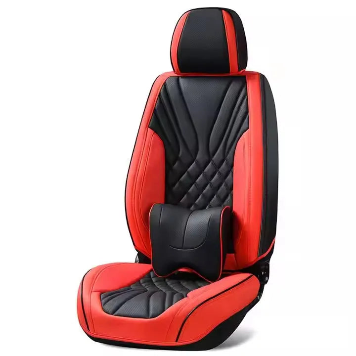 Atmospheric Simple Automotive Interior Accessories Leather Car Seat Cover Cushion Set