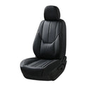 Luxury Nappa Leather Car Seat Cover Set with Classic U-Shaped Neck Pillow Toyota Corolla Front Featuring Classic PVC PU Design