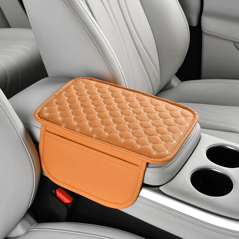 2025 Waterproof Fashionable Thin and Light Car Center Armrest Storage Box for Card Phone Storage Box