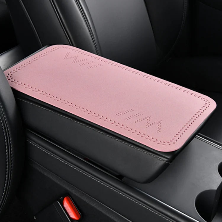 New Product Luxury Multi-Functional Car Armrest Pad Anti-Slip Design Suede Interior Accessory